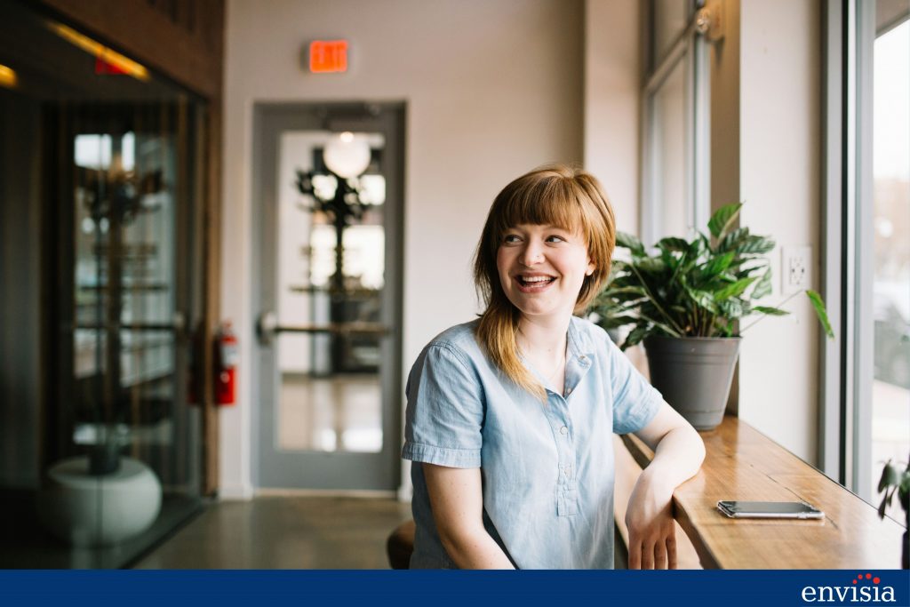 Relaxed workspace symbolizing employee well-being and mental health in performance management.