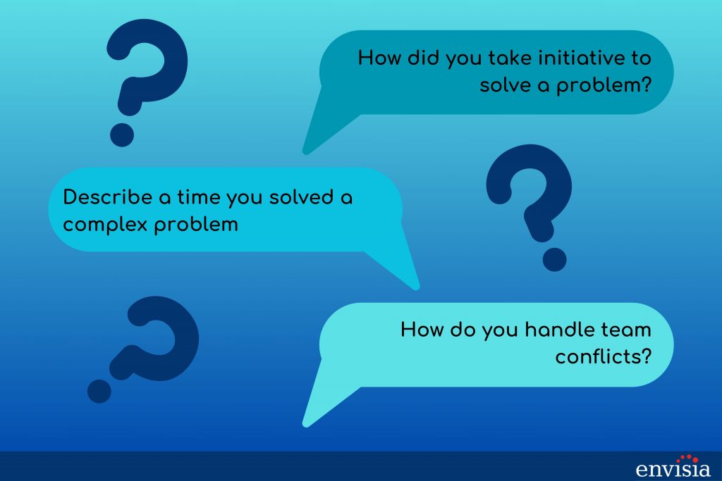 Behavioral interview questions to identify high-potential employees, focusing on problem-solving and leadership traits.