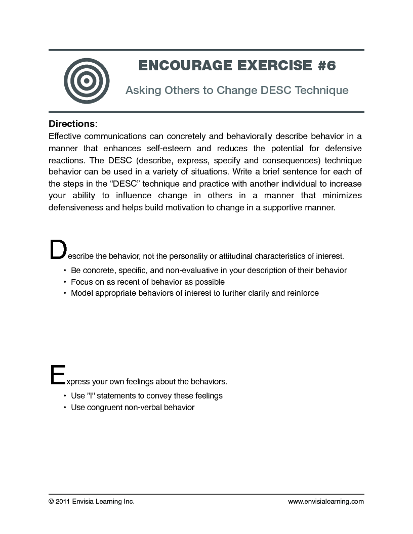 Encourage exercise 06