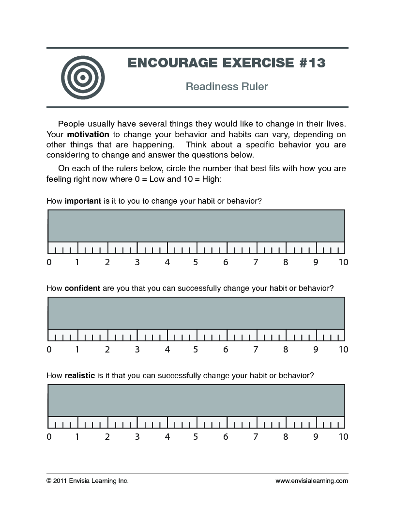 Encourage exercise 13