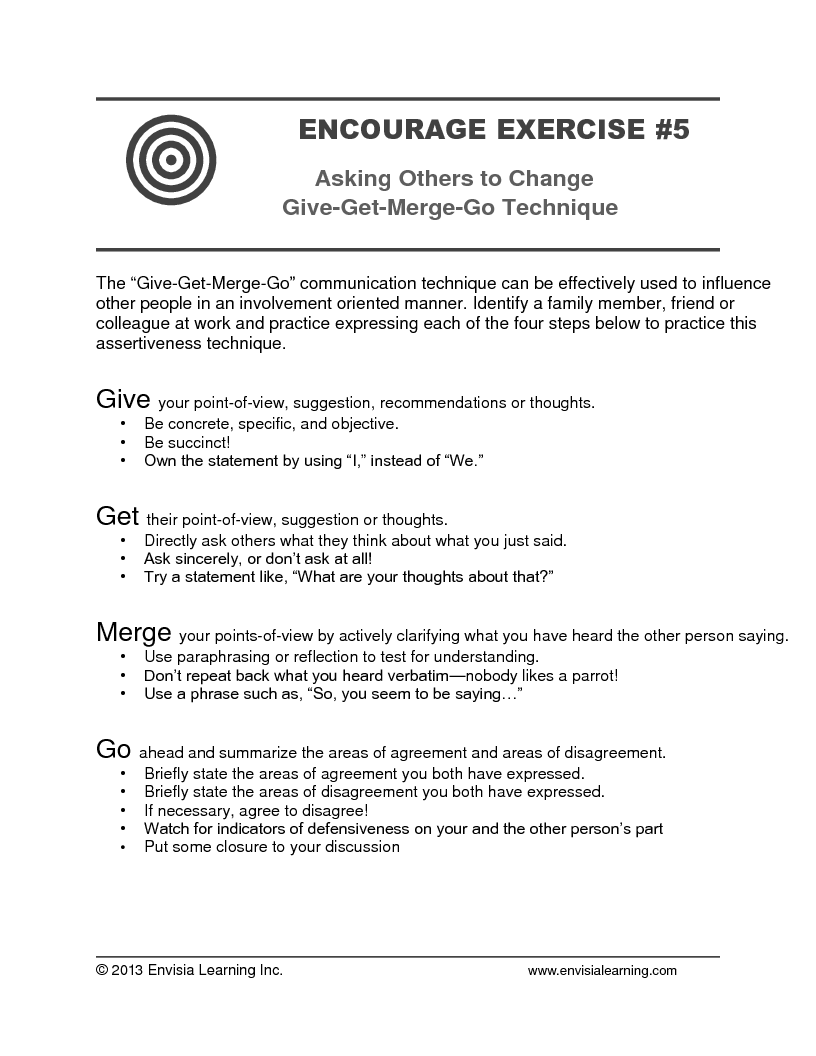 Encourage exercise 05