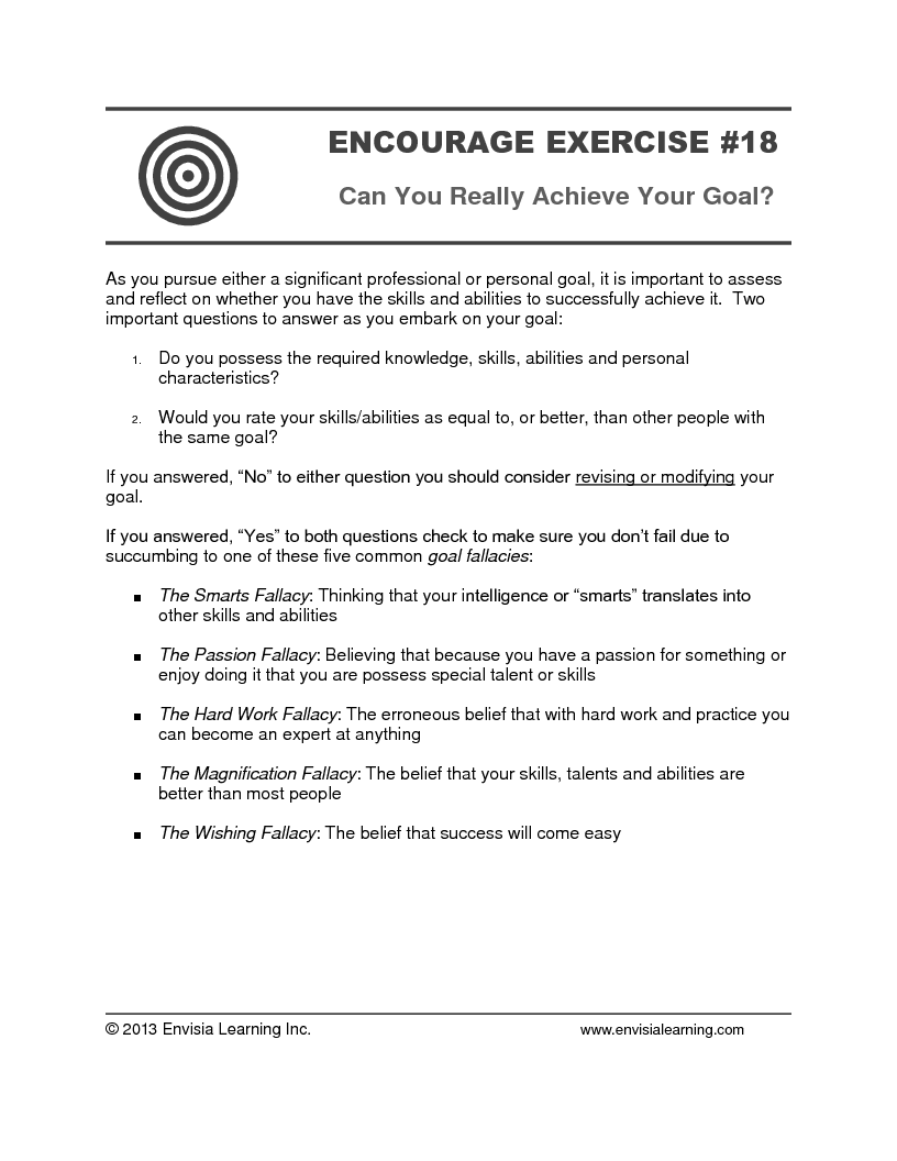 Encourage exercise 18