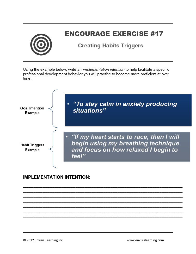 Encourage exercise 17