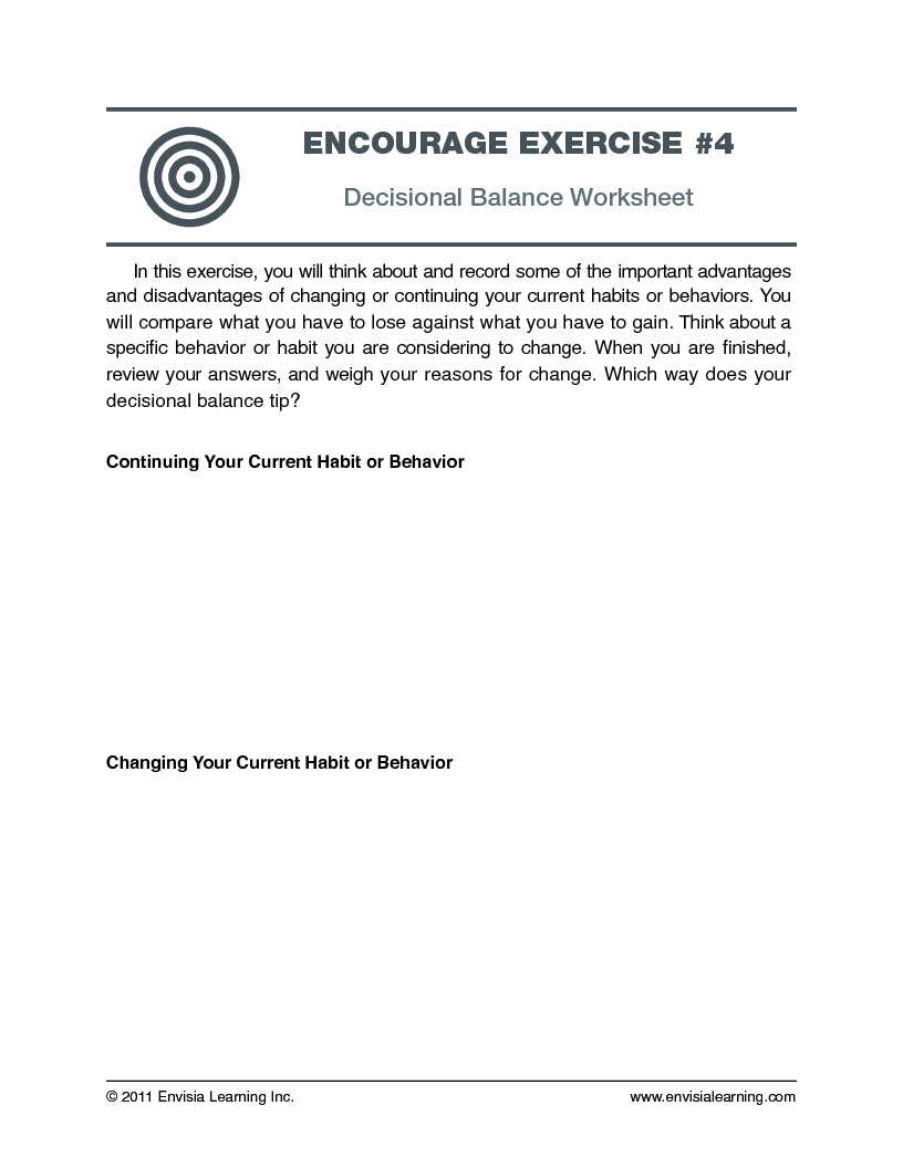 Encourage exercise 04